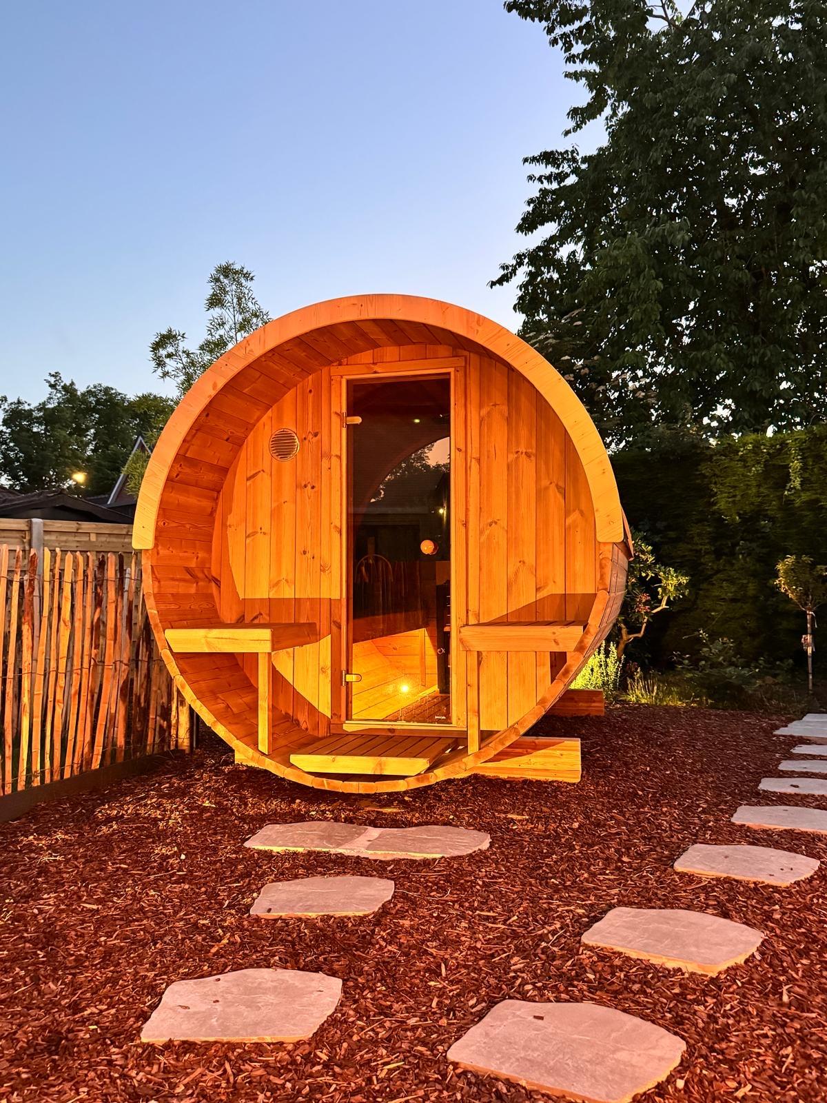 Authentieke barrelsauna